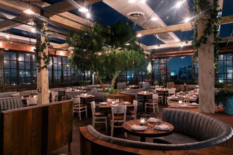 Dinner at Catch LA Rooftop